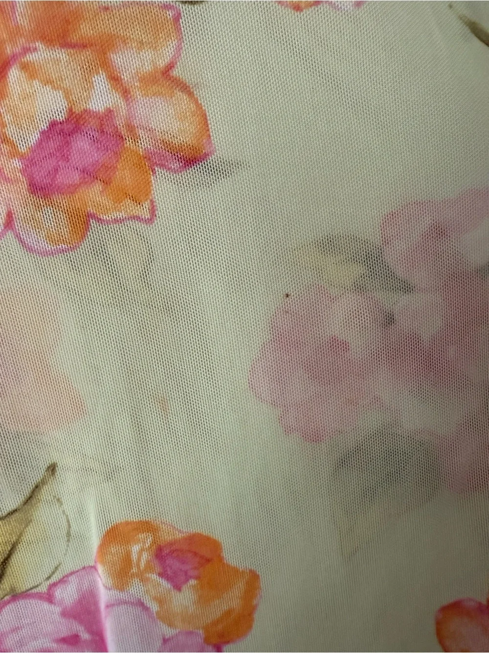 Pink and Green Rose Floral Fairycore Y2K Lace-Trim Slip Dress